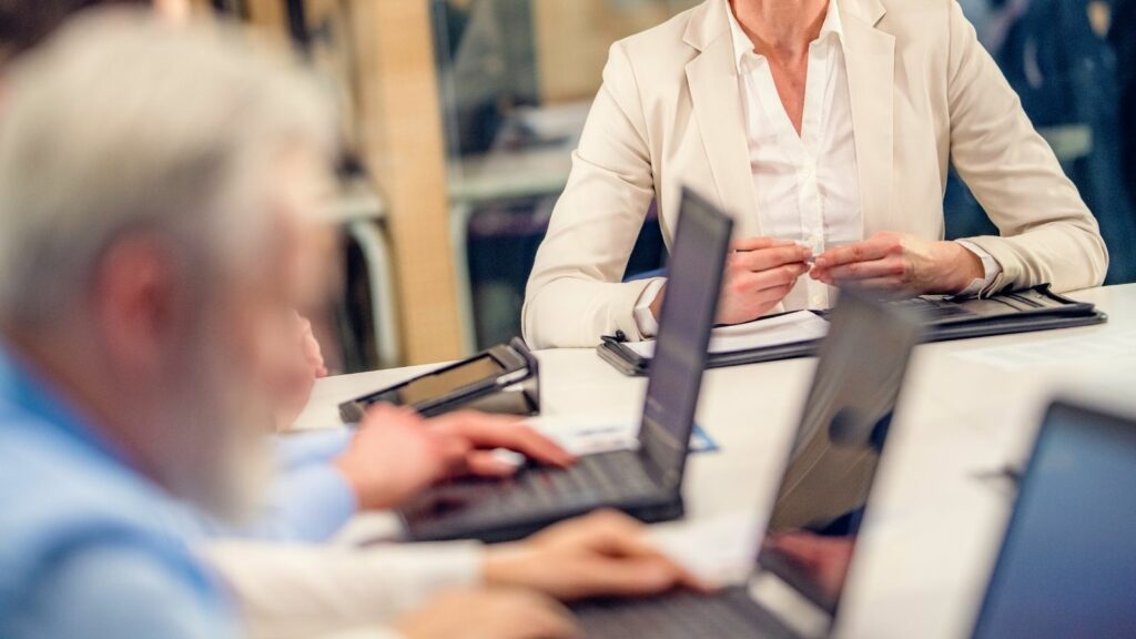 Governors at their computers