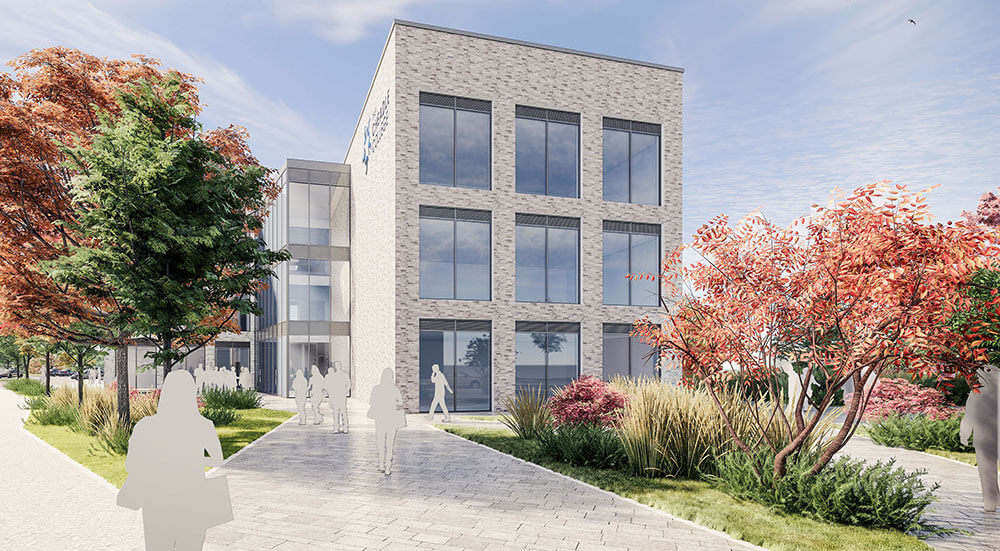 A view of cheadle college campus